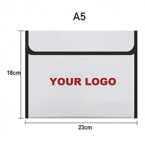 Individuelle feuerfeste Dokumententasche als Werbeartik...