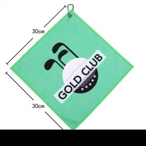 Schnelltrocknendes Mikrofaser Golfhandtuch mit Waffelst...