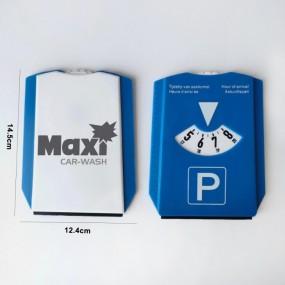 Parkscheibe mit Firmenlogo bedrucken lassen - bedruckte...