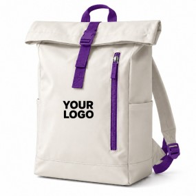 Rolltop Rucksack personalisieren – Logo & Wunschmotiv b...