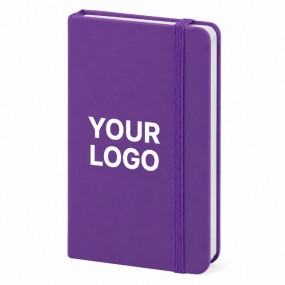 Notizbuch mit Gummiband mit Logo bedrucken | Individuel...