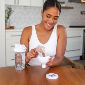 Protein-Aufbewahrungsbox mit Trichter individuell bedru...