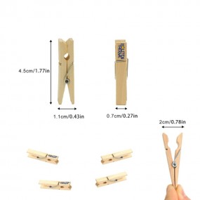 Wäscheklammern mit Logo bestellen - personalisierte Hol...